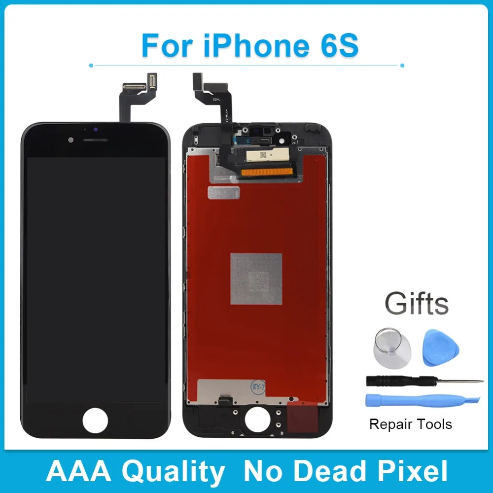 Khisol AAA класс 100% без битых пикселей экран для iPhone 6s Запасной ЖК дисплей с 3D силой