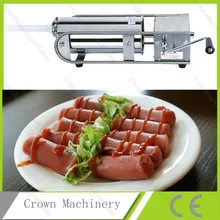 5L коммерческий горизонтальный колбасный шприц Наполнитель из нержавеющей стали