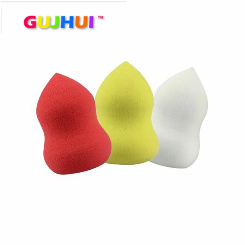 

2017 New GUJHUI Lovegirl Gourd-shaped Three-Dimensional Latex Powder Puff Makeup Beauty Tools Use with foundation make up puff