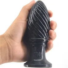 Anal plug screw thread icecream butt stopper dildo woman butt pussy stimulate sex toy for women erotic fetish