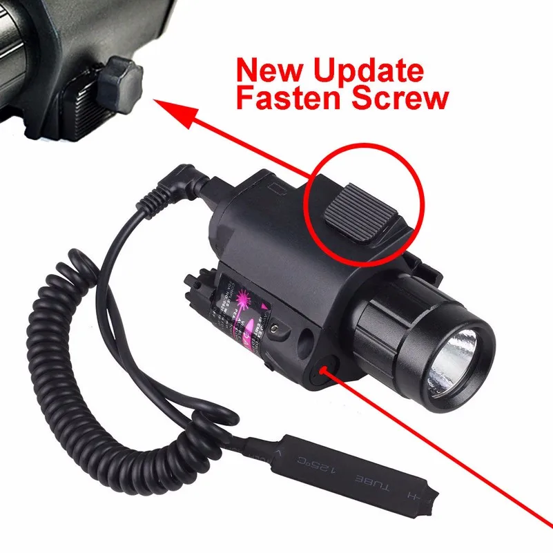 Vista e Led Montagem em Trilho para Glock Rifle de Caça Lanterna com 20mm Combinação Verde Vermelho Laser Picatinny 17 19 22 - 15 Esporte e Lazer