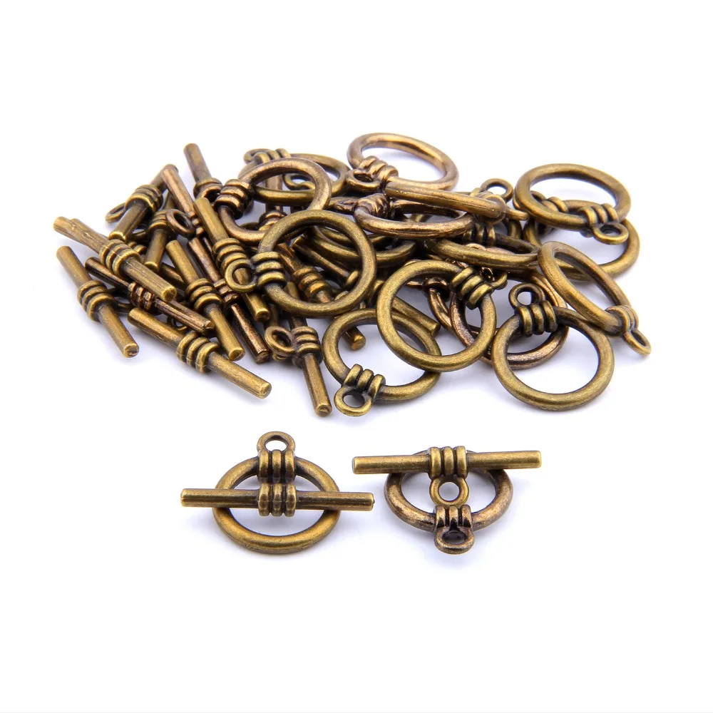 

Vinswet Vintage Alloy Red Bronze Bracele Charm Pendants for Bracelets Jewelry Making Findings DIY Charms Handmade 10 Pcs 17*25MM