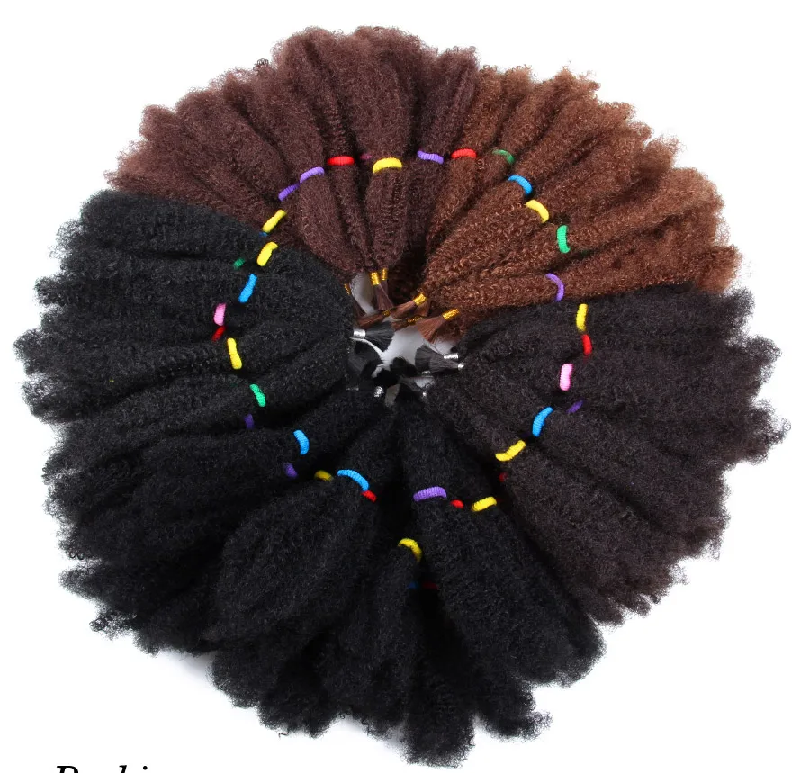Trança a Granel Pacotes de Fibra Alileader Unidades Pacote Afro Kinky Synthetich Cabelo 12 Preto Marrom Macio Fofo Yaki Twist 5 - 12 High Quality Apliques e perucas