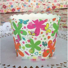 Бумажное ведро Кондитерская бумага для маффинов Формы для кексов, полоса и Точка Бумажные Формочки для капкейков, форма для выпечки, подставка для торта