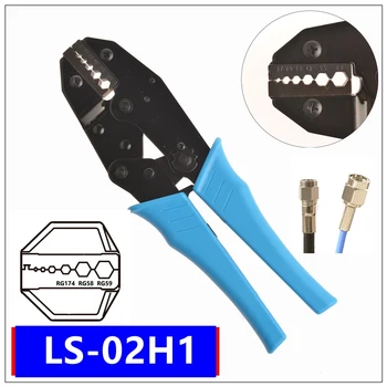 

MXITA RG58 RG59 RG62 crimper BNC fiber optic Crimping Tool for crimping coaxial cable connectors LS-02H1 crimping pliers