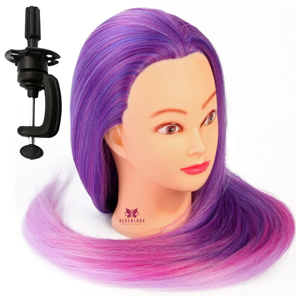 colorful hair mannequin