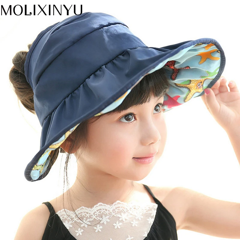 MOLIXINYU Summer Baby Visor Outdoor Baby Child Sun Hat Beach Hat Sun