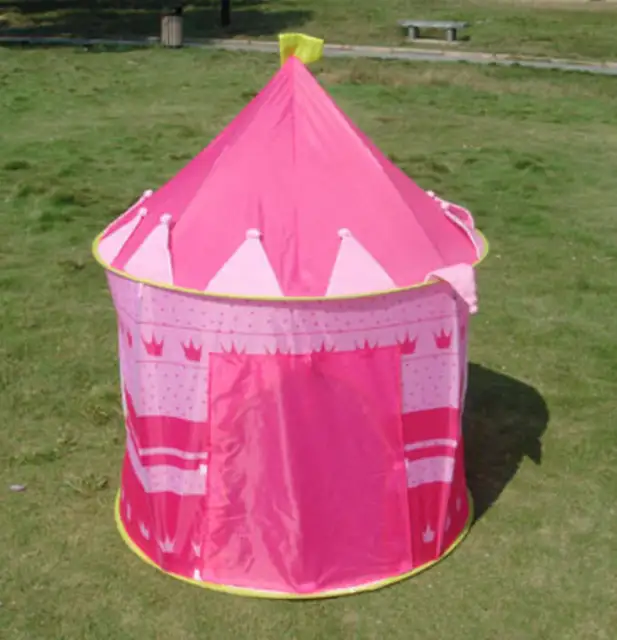 pink pop up play tent