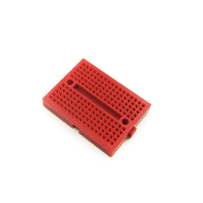 1PCS SYB-170 Red Mini Solderless Breadboard Prototype Experiment Test Protoboard 170 Tie-Points For Arduino Shield