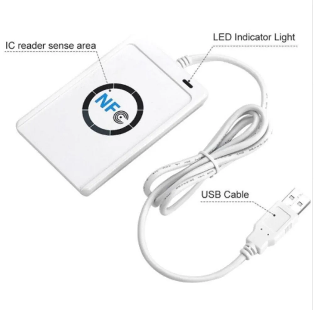 ACR122U USB NFC Кардридер писатель для ISO14443 протокол S50 Ntag213 Ntag215 Ntag216