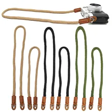 Besegad Elegant Cotton Camera Shoulder Neck Strap Belt for Mirrorless Digital Camera Leica Canon Fuji Nikon Olympus Pentax Sony