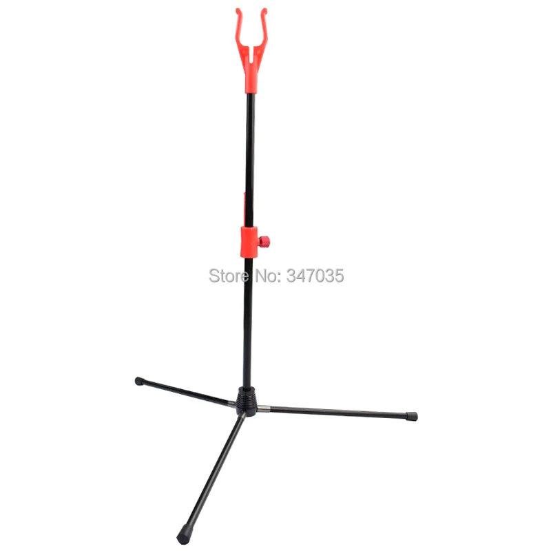 

1PC Bow Stand Hunting Archery Outdoor Fiberglass Recurve Bows Support Red Color