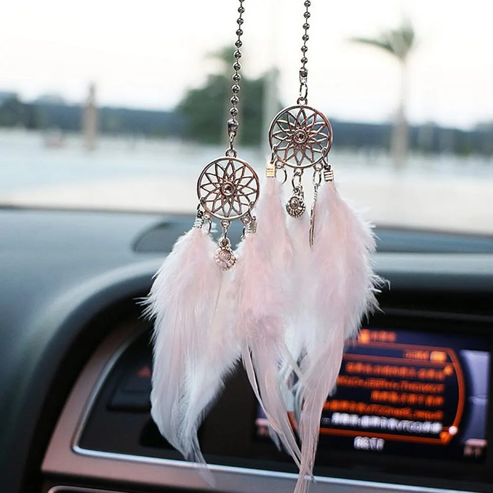 Car Pendant Accessories Hand-woven Pendant Feather Dream Catcher
Interior Decoration Pendant Style Home Wall Decoration Feather