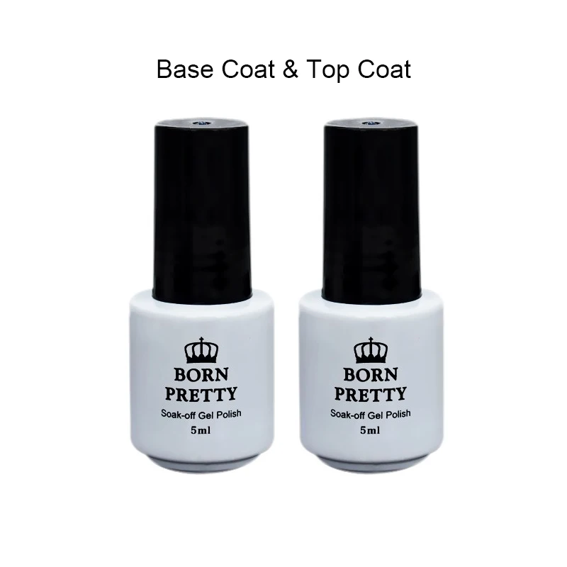 1 Bottle 5ml Born Pretty Top Coat Gel Base Coat Gel font b Polish b font