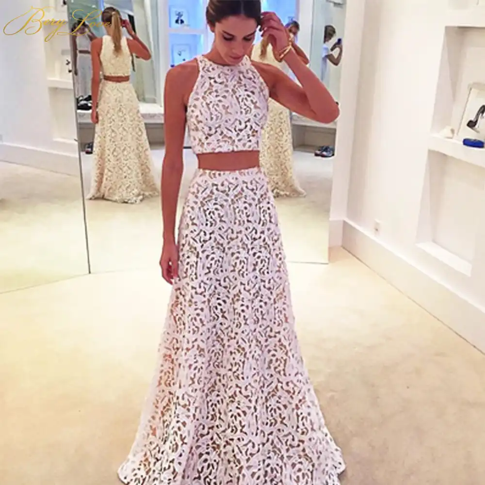 white formal crop top