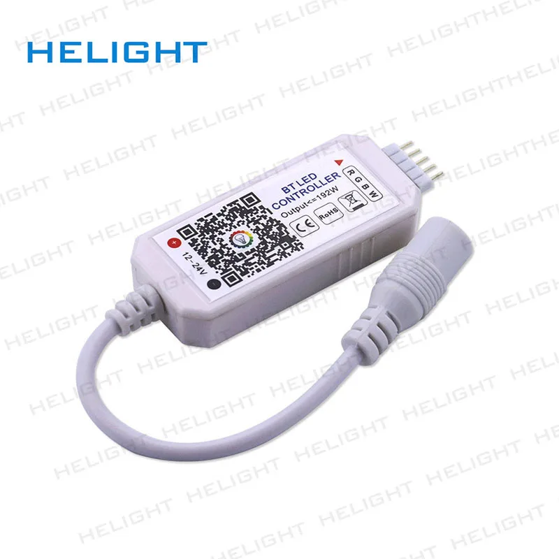 

MINI RGBW Bluetooth Controller DC12V-24V Bluetooth LED Controller for RGB RGBW LED Strip Lights for IOS and Android System