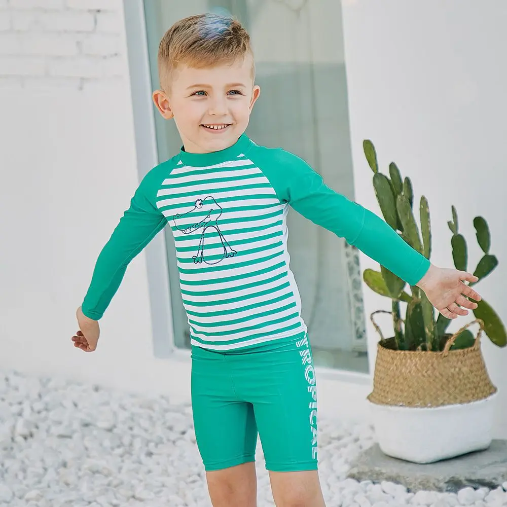 SABOLAY Children's Long Sleeved Quick dry summer UV Protection Swimwear
