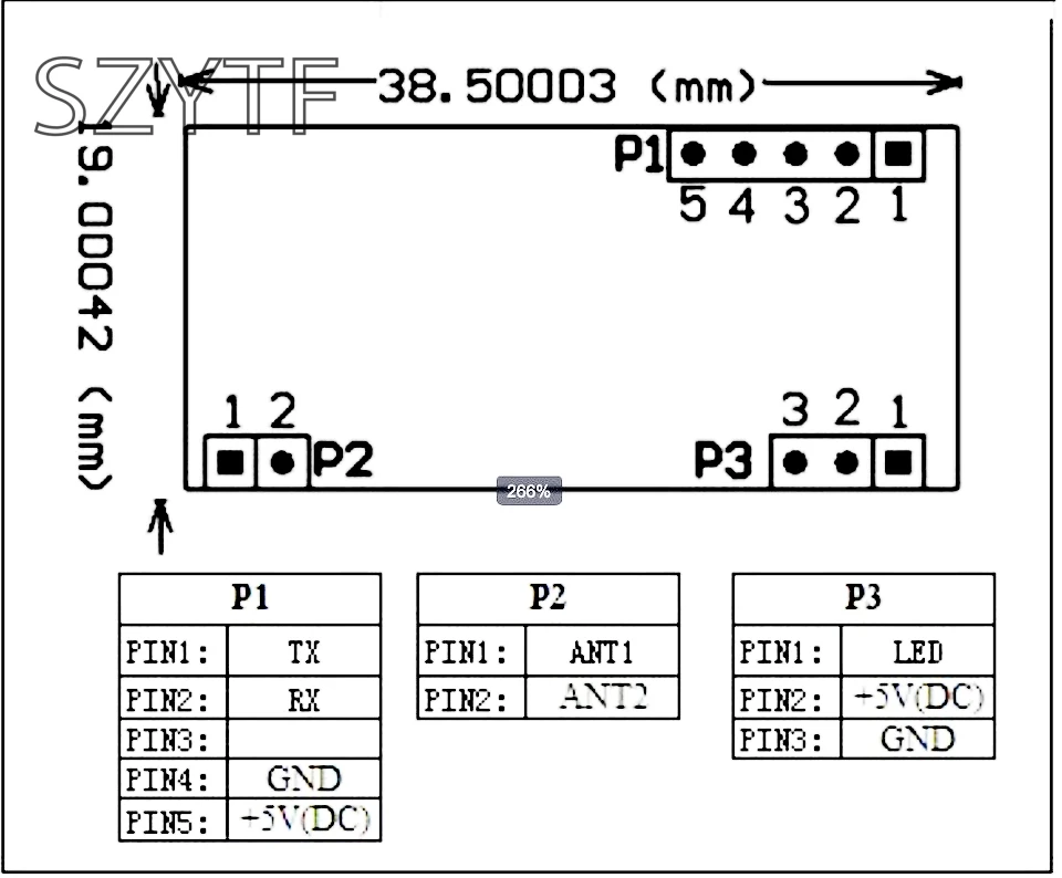 Rfid считыватель карт Модуль RDM6300 РЧ модуль 125 кГц кард ридер UART последовательный