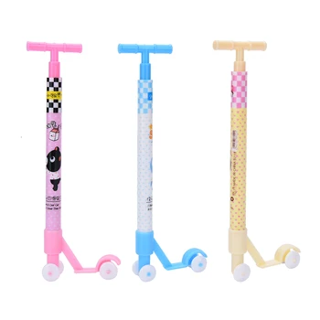 

3pcs fashion scooter Pens Creative cute cartoon ballpoint pen Office School Supplies Student stationery