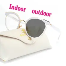 Бренд прогрессивные многофокусные линзы очки для чтения Для мужчин пресби бифокальные очки солнцезащитные фотохромные очки uv400 NX