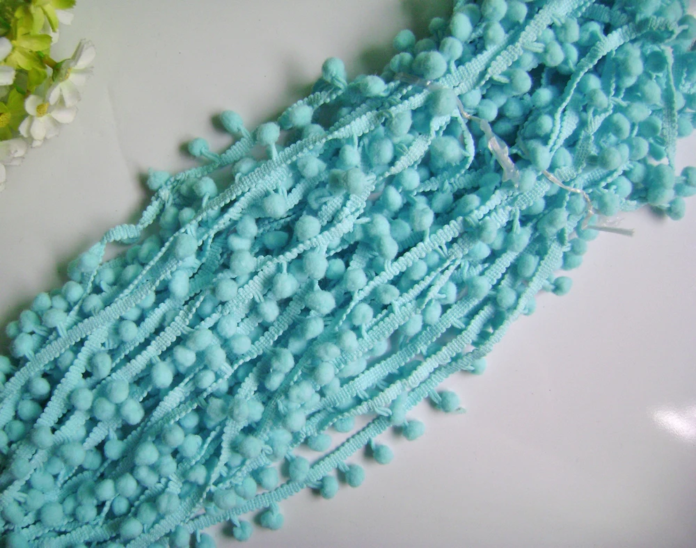 HotDIYFashiondecorationBallfringePompontrimBalllaceribbon