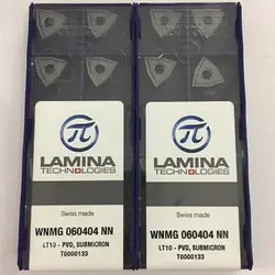 LAMINA WNMG060404NN LT10 WNMG331/WNMG060408NN LT10 WNMG332 ЧПУ твердосплавный вкладыш для стали, нержавеющей стали 10 шт./кор. оригинальный новый