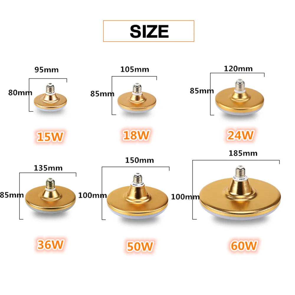 No-Flicker-E27-Led-Lamp-20W-30W-40W-Energy-Saving-220V-230V-240V-UFO-LED-bulb