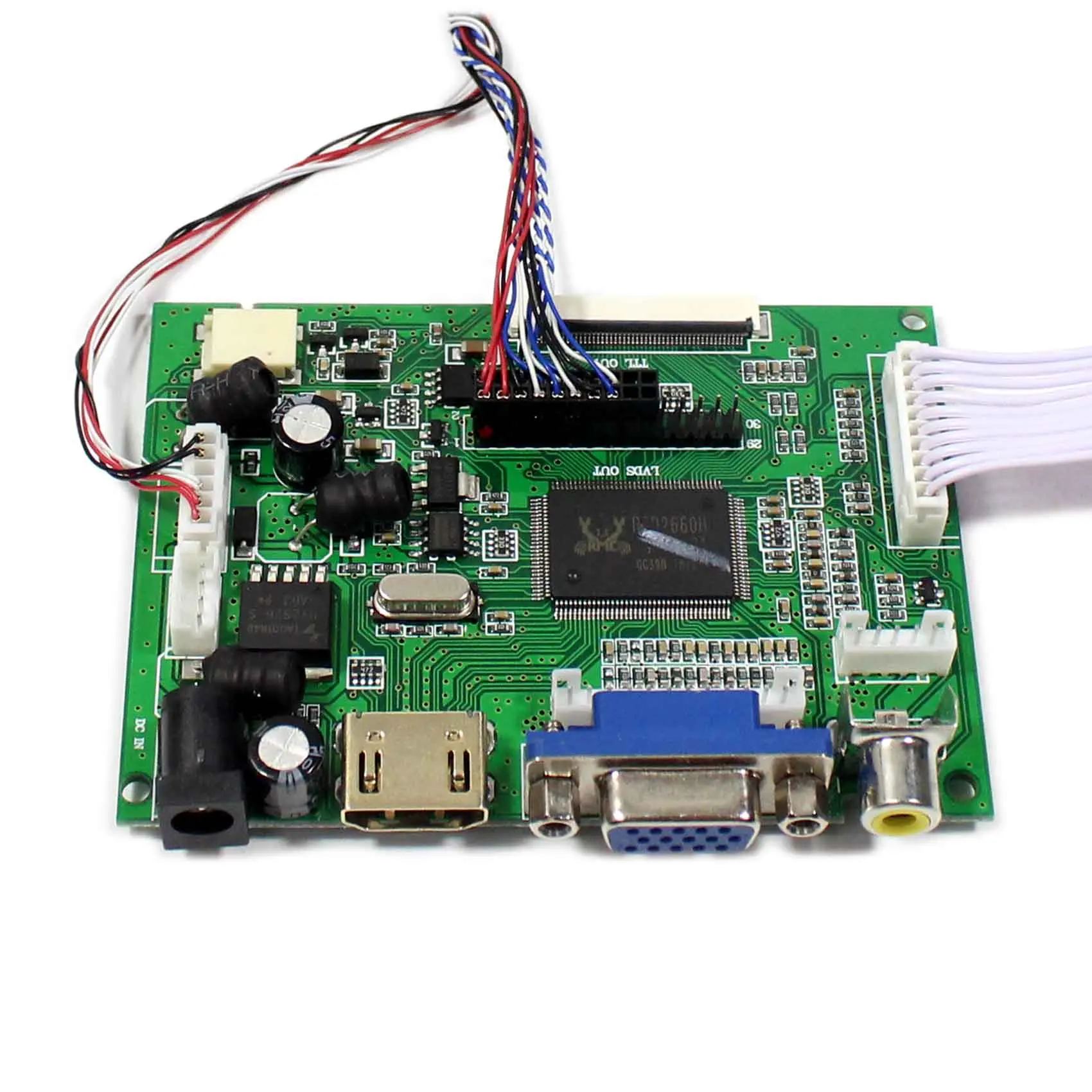 Плата драйвера ЖК дисплея HD MI VGA 2AV 10 1 дюйма 1024x600 B101AW03 LTN101NT02 LP101WSA LCD|lcd driver board|vga 2avlcd |
