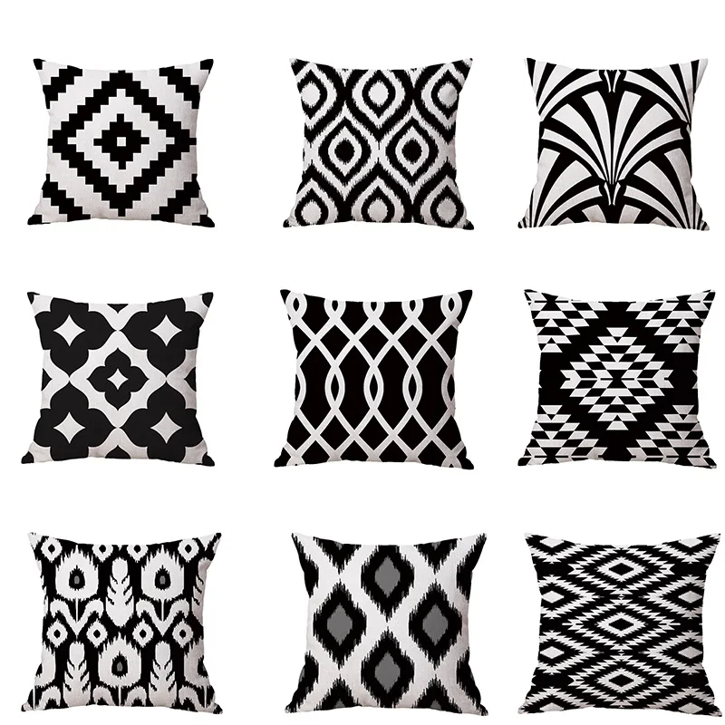 Cushion Cover Geometric Throw Pillow Cases Sofa Cushion Cover Geometric Throw Pillow