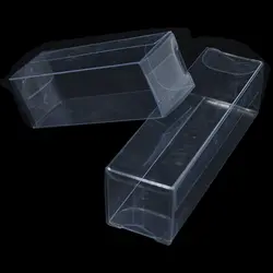 50 шт./лот прозрачный ПВХ пластик квадратный вечерние партия фестиваль коробка для упаковки подарка ясно ручной работы ремесла отображения