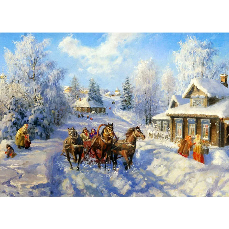 5D Diamond Painting Full Diamant Kreuzstich Stickerei Malerei Bilder Landschaft