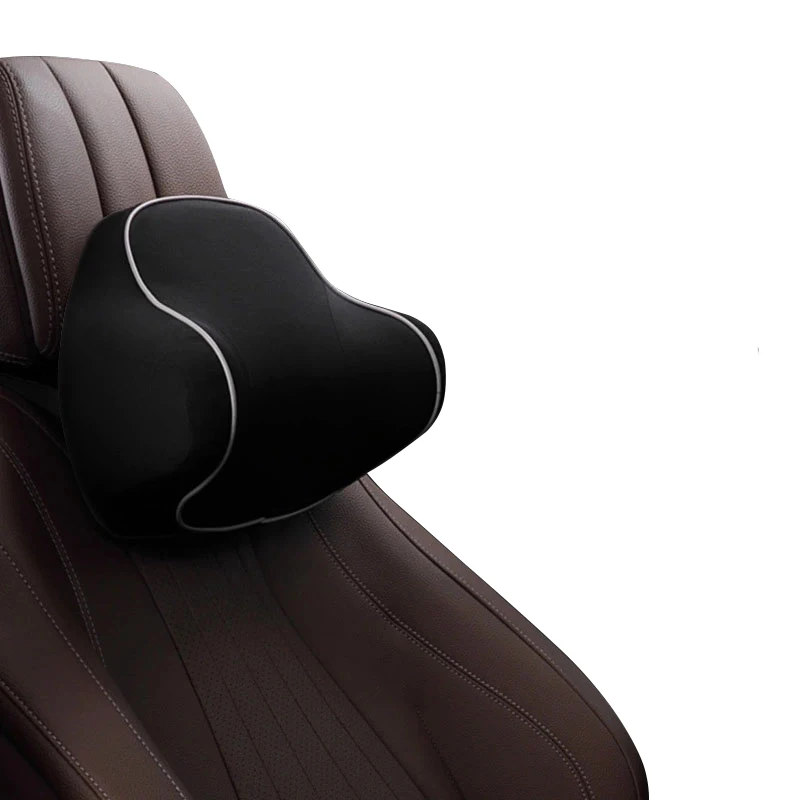 Автомобильная подушка для поддержки шеи для облегчения боли в шее во время вождения подголовник подушка для автомобильного сиденья с мягкой пены памяти бежевый/черный/серый
