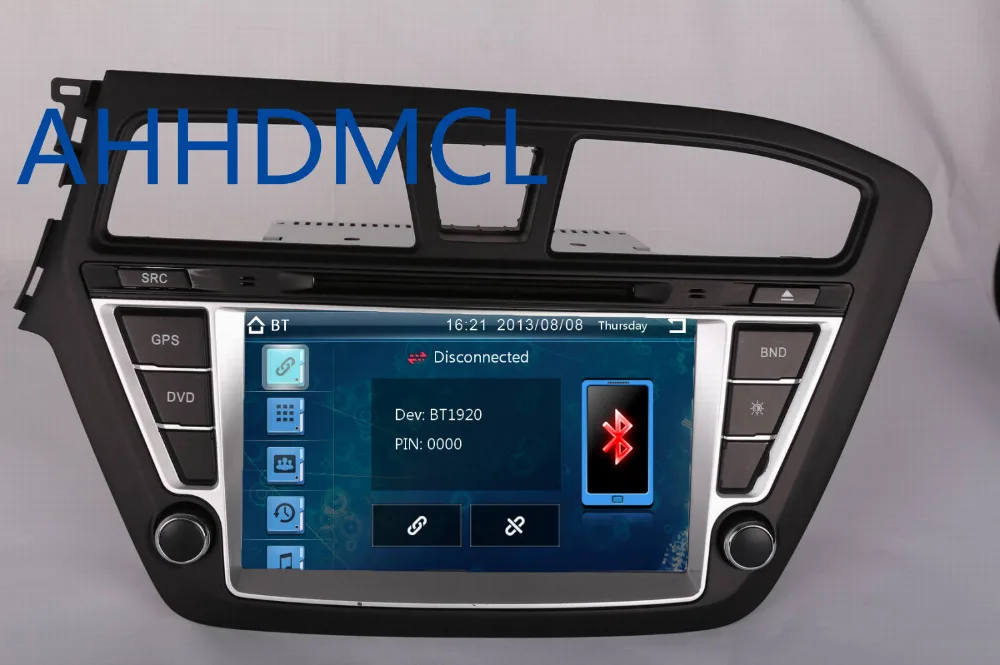 Best AHHDMCL Car Multimedia Player DVD Radio Stereo Audio GPS Navigation For Hyundai I20 2014 2015 2016 2017 Left Hand Drive 4