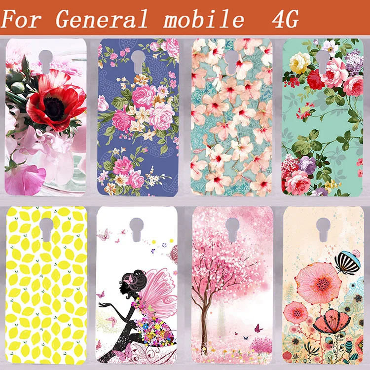 

Fashion cartoon printed soft tpu silicone Phone case for General Mobile 4G with phone bags cover for General Mobile 4G