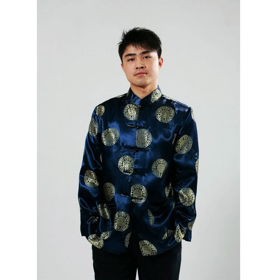 traditional chinese clothing for men Top tang suit New Year Gift Party
