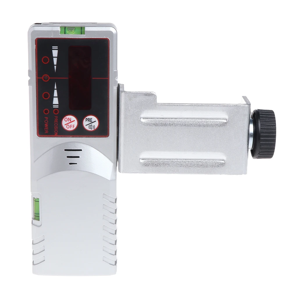 

2018 High Quality New Level Laser Detector Red Beam Light 635nm Cross Line Outdoor Receiver with Clamp
