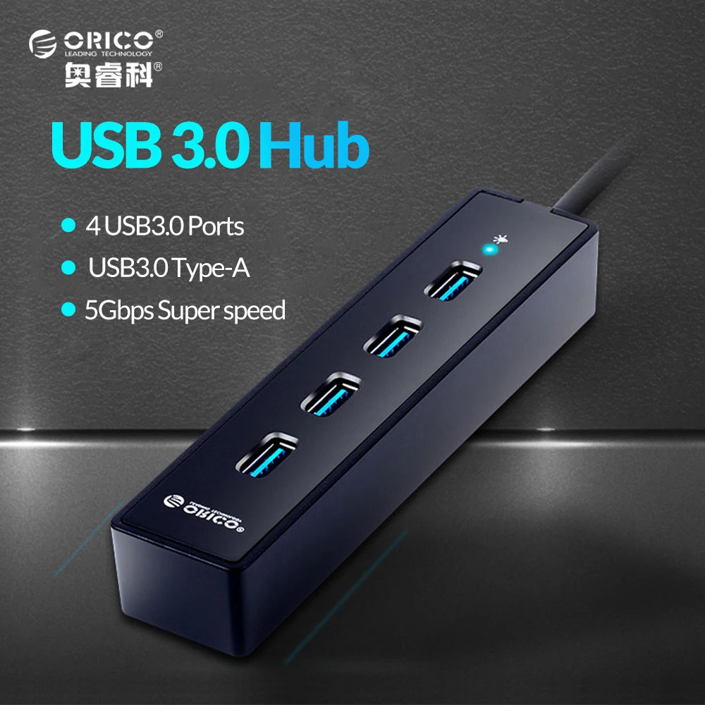 ORICO USB HUB External 4 Ports USB 3.0 Splitter Otg Hub for iMac