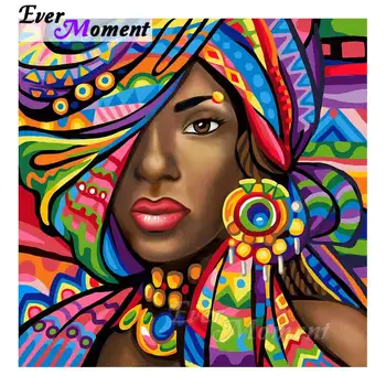 

Ever Moment Woman 5D DIY Diamond Painting Picture Mosaic Full Square Drill Cross Stitch Diamond Embroidery Rhinestone S2F1522