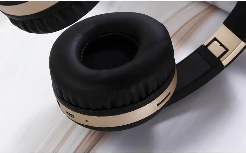 XUNIANGE TF card active noise canceling headphones wireless Bluetooth headset mobile phone computer bass bass music headset