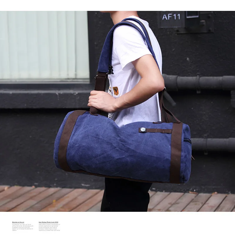 

2019 Travel Bags For Man Pure Cotton Canvas Men's Bag Large Capacity Backpack Casual Man's Shoulder Bag Daily Daypack For Boy