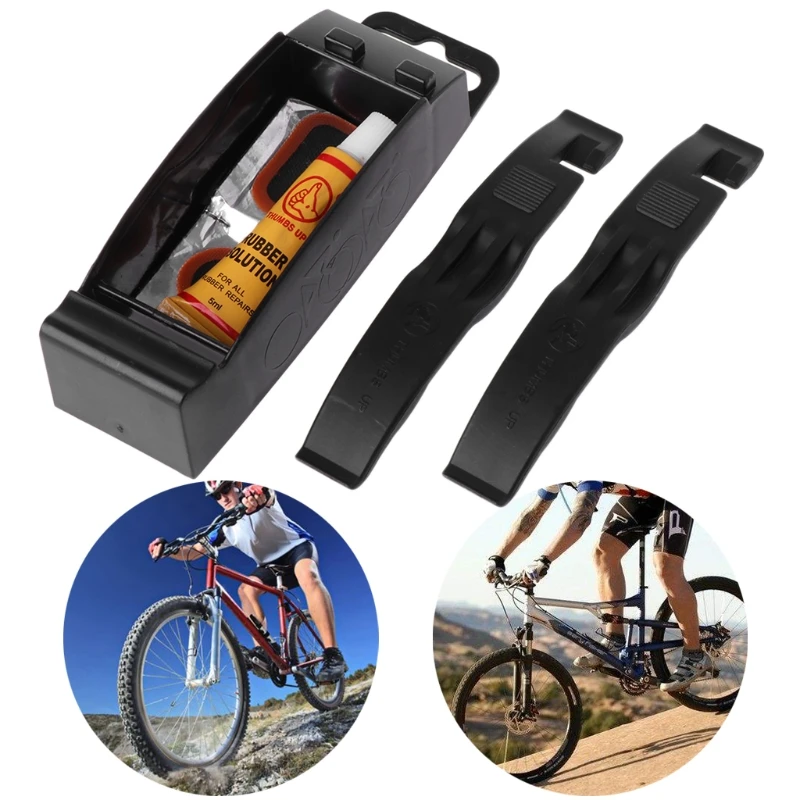 Portable Cycling Bike Bicycle Tyre Tyre Repair Repair Tools Kit Set