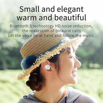 

TWS Wirelss earphones Stereo Bluetooth Headset for Sport Noise Cancelling Stereo Bluetooth Earphone with Charging Box
