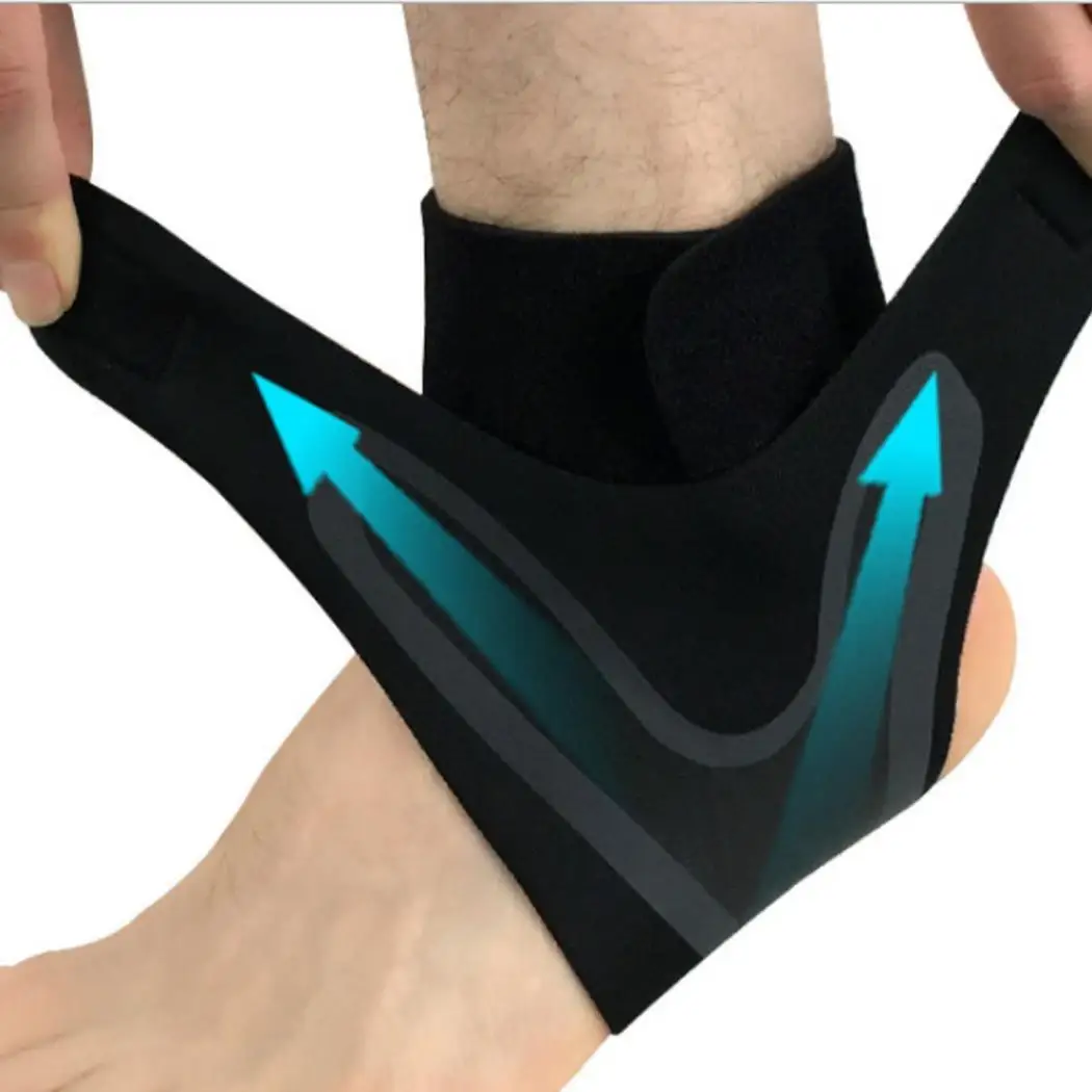 

1PC Black Right Left Foot Ankle Protector Sports Ankle Support Elastic Ankle Brace Guard Foot Support Sports Gear