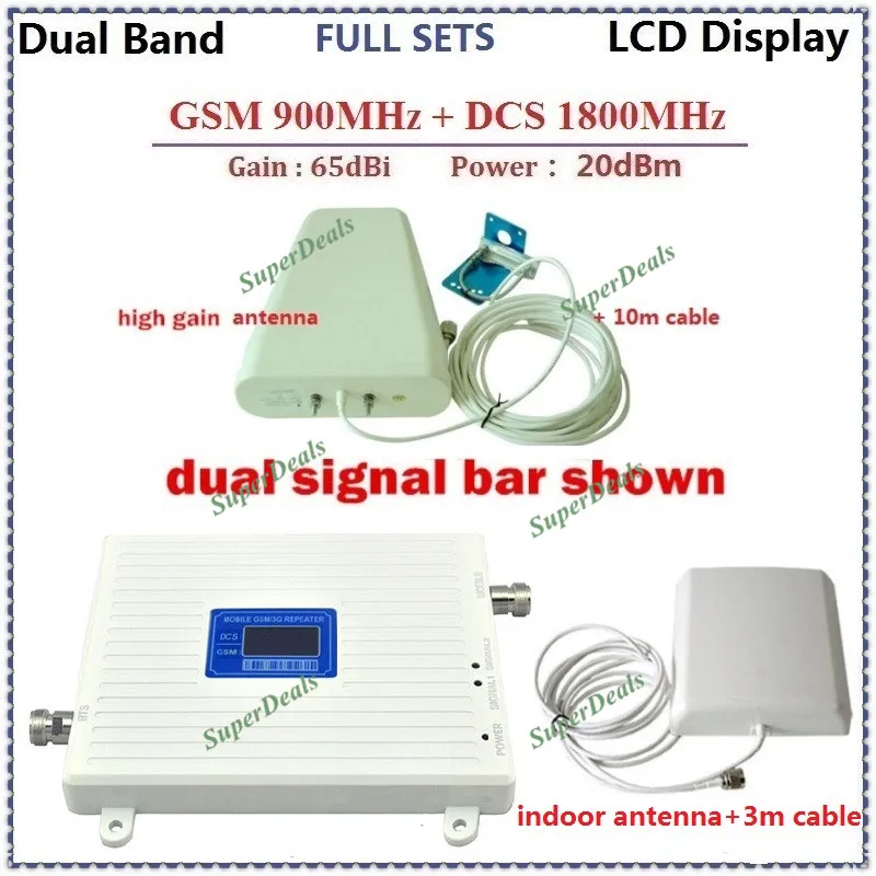 

High Gain 2G GSM Repeater Dual Band mobile phone signal booster 4g lte dcs 1800MHz cellular signal repeater amplifier celular
