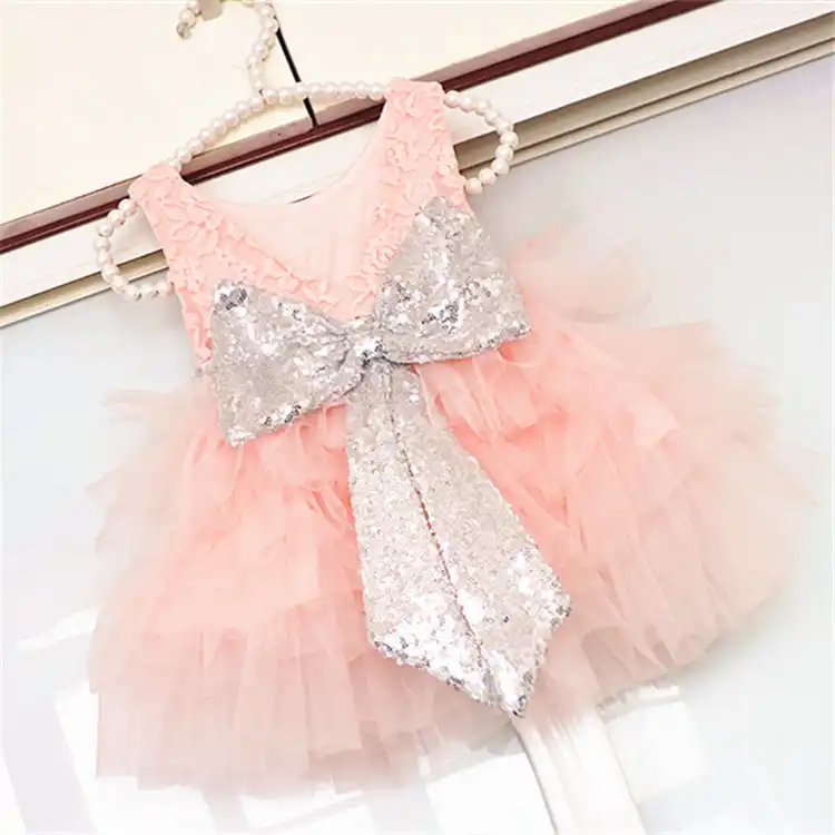 infant blush dress