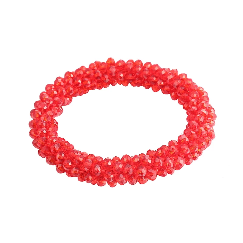 Boho Elastic Beaded Bracelets For Women Vintage Stretch Bohemian Femme Crystal Glass Beads Party Jewelry beaded bracelet