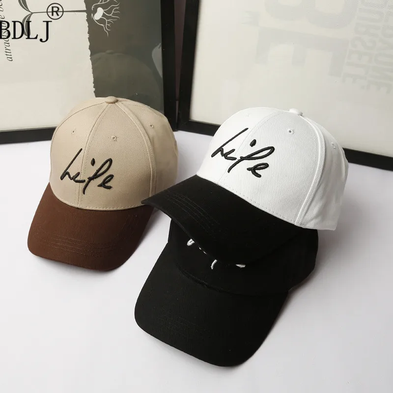 100% хлопок BTS с вышивкой надписями Шапки пустой snapback в стиле хип хоп DAD Cap