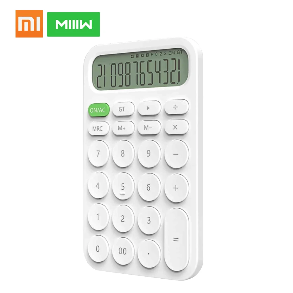 

Xiaomi MIIIW 12 Digital Calculator Mini Desktop Electronic Portable Calculator LED Display Automatic Shutdown For Office