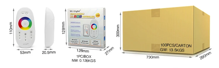 Mi. Light 2,4G FUT020/FUT021/FUT022/FUT025/FUT027/FUT028 светодиодный затемнитель сенсорный двойной белый/RGB/RGBW контроллер светодиодной ленты