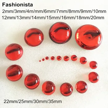 

Free Shipping - RED Half Round Smooth Cabochons,Flatback Acrylic Cabochon For DIY Crafts,2mm/3mm/4mm/5mm/6mm/8mm/10mm/12mm...WW